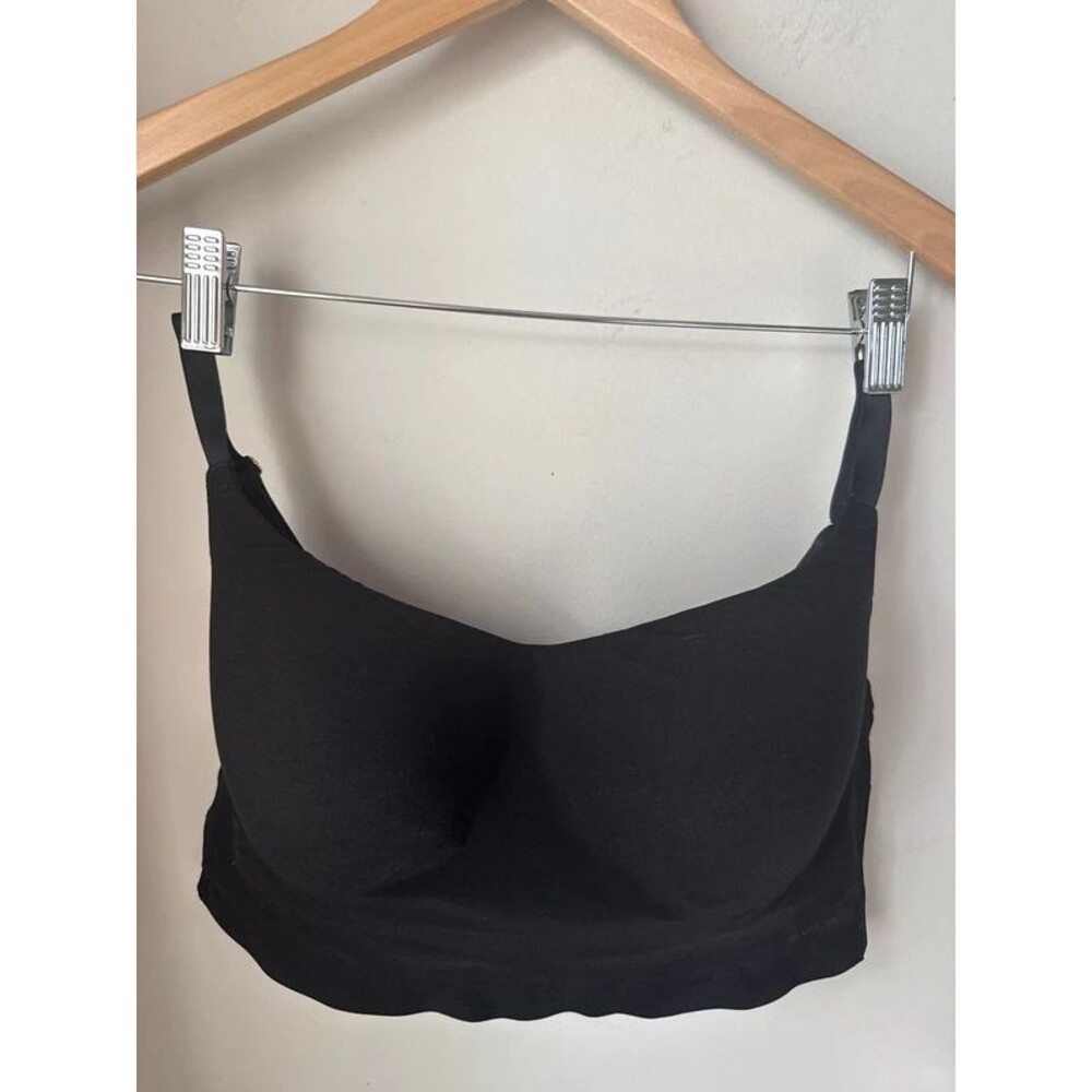 Victoria’s Secret PINK Wireless Lightly Lined Longline Bra Black XL